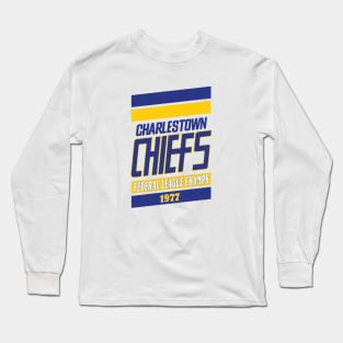 Defunct - Charlestown Chiefs (Slap Shot) 1977 Long Sleeve T-Shirt